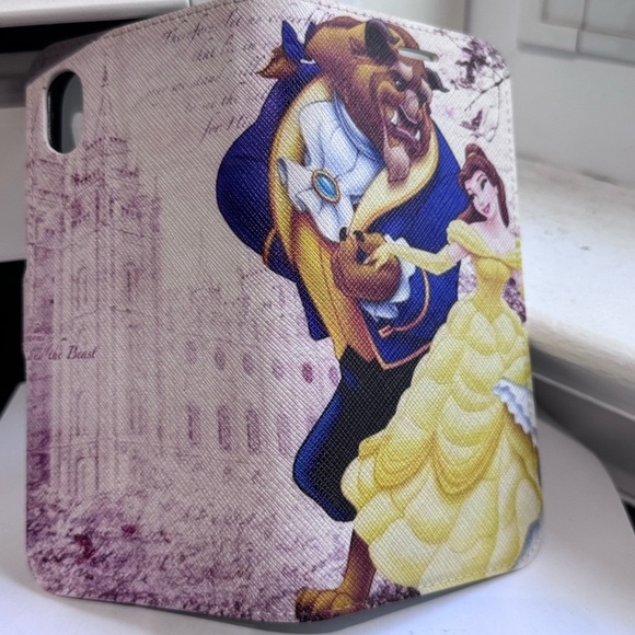 🌹 Brand New Beauty and the Beast iPhone XR Wallet Case - Never Used 🌹 - Picture 6 of 16